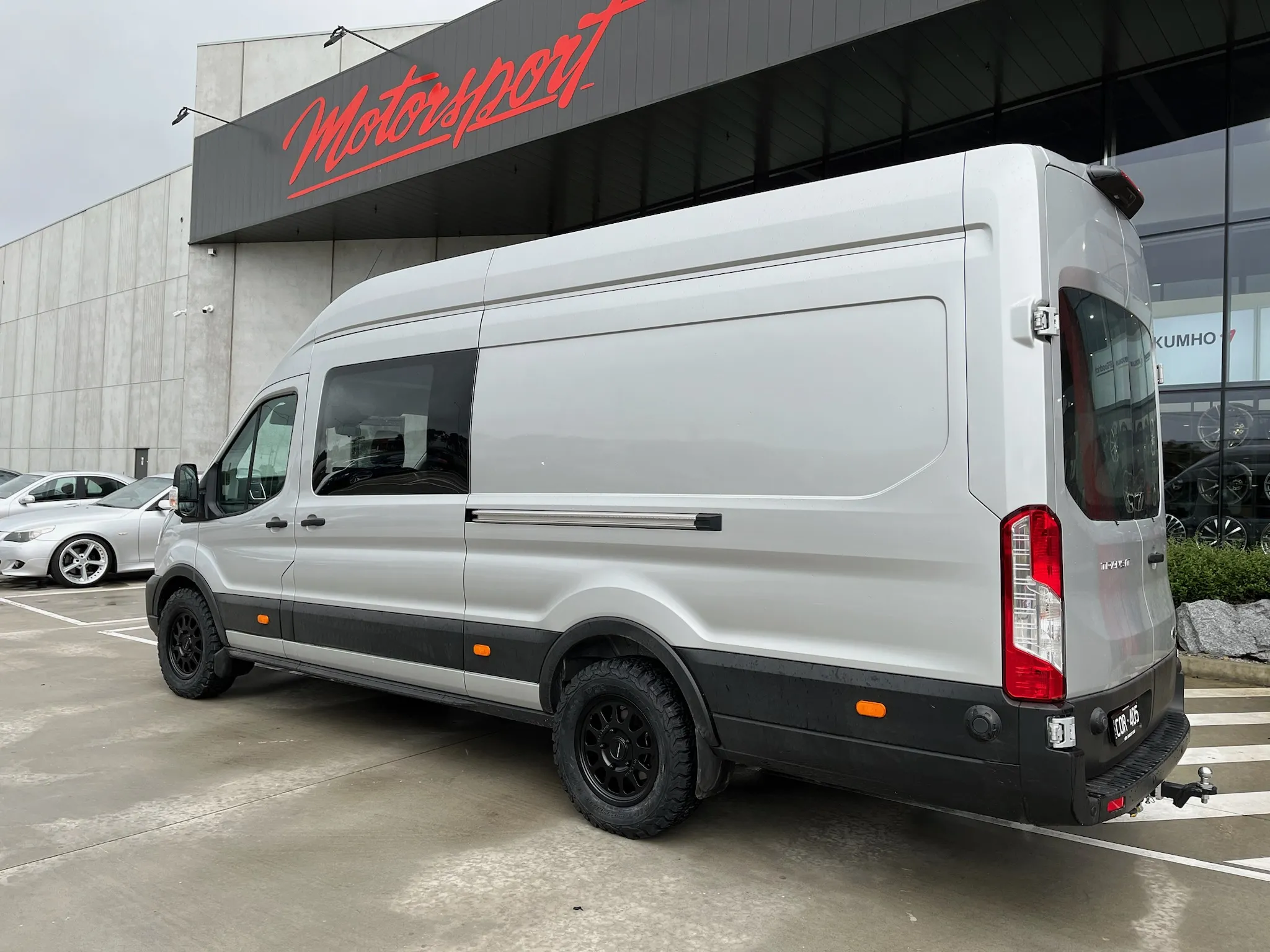 FORD TRANSIT with METHOD 703 17X7.5 MATTE BLACK WHEELS |  | FORD